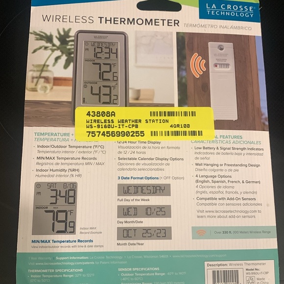 Wireless Thermometer - Picture 2 of 7